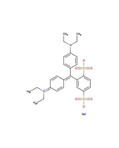 Astatech SODIUM 2-((4-(DIETHYLAMINO)PHENYL)(4-(DIETHYLIMINIO)CYCLOHEXA-2,5-DIEN-1-YLIDENE)METHYL)BENZENE-1,4-DISULFONATE; 0.1G; Purity 95%; MDL-MFCD00